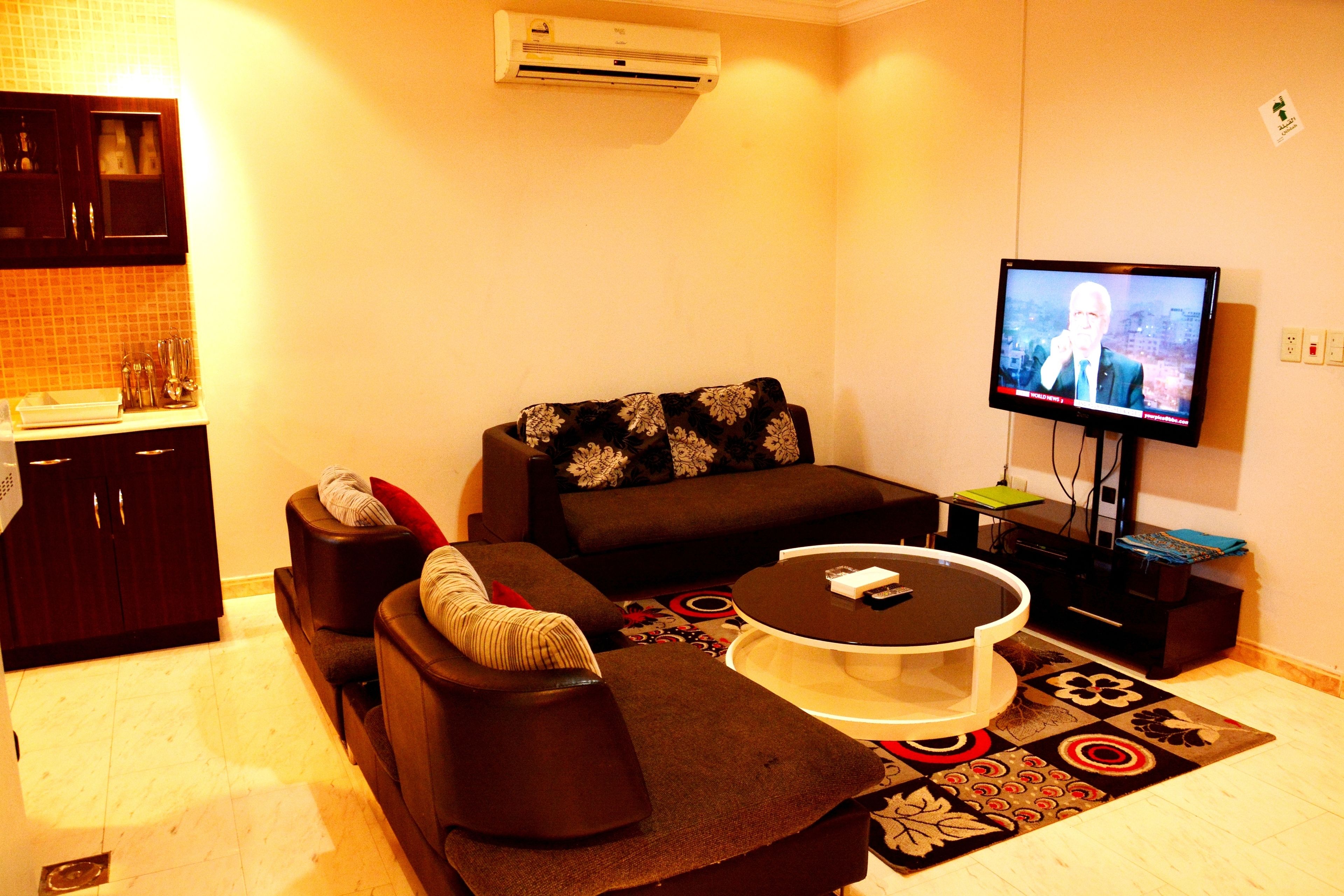 Apartment, 1 Schlafzimmer | Wohnbereich | LED-Fernseher, DVD-Player