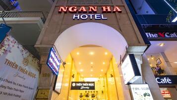 Front of property – evening/night