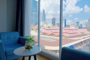 Vue depuis l’hébergement