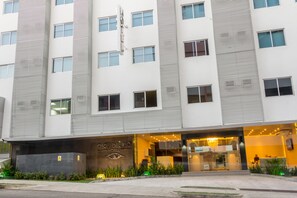 Voorkant van accommodatie