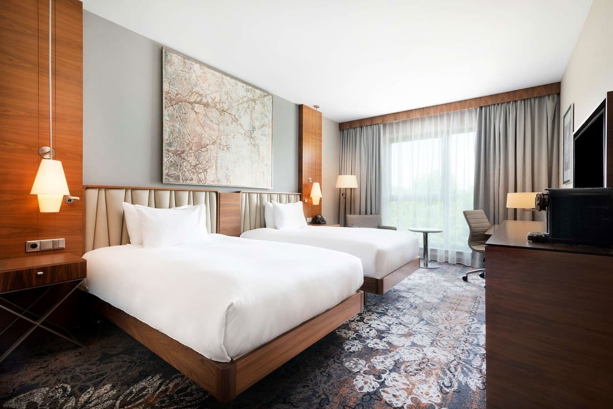 In-room safe, laptop workspace, iron/ironing board, cots/infant beds