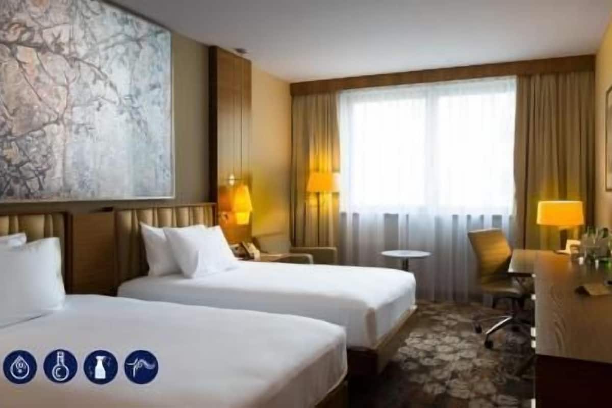 In-room safe, laptop workspace, iron/ironing board, cots/infant beds
