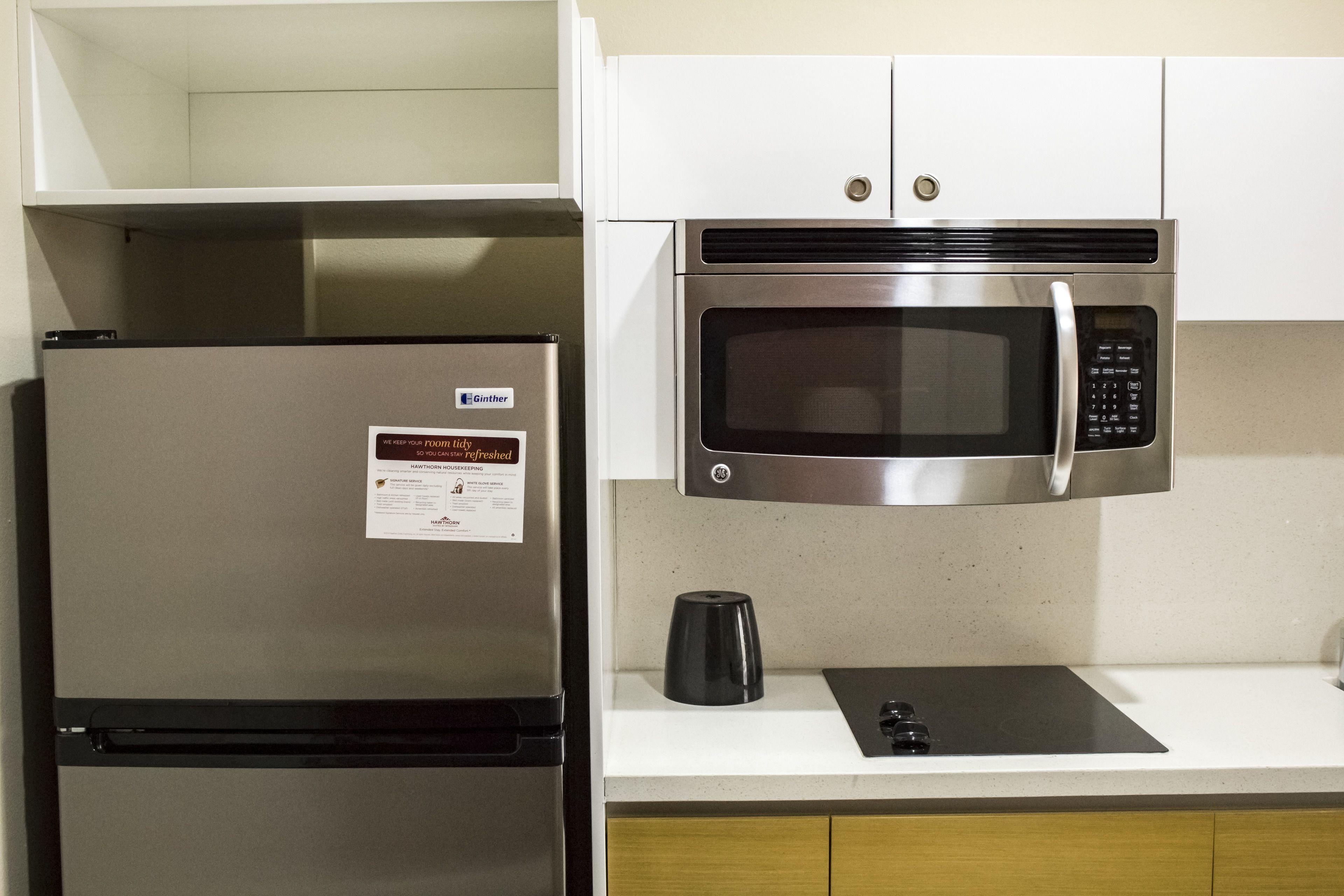 studio suite, 1 king bed with sofa bed, non smoking | private kitchenette | fridge, microwave, dishwasher, coffee/tea maker