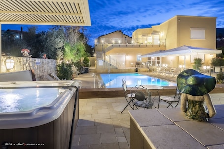 Front of property - evening/night