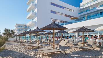 Accommodatie ligt op het strand