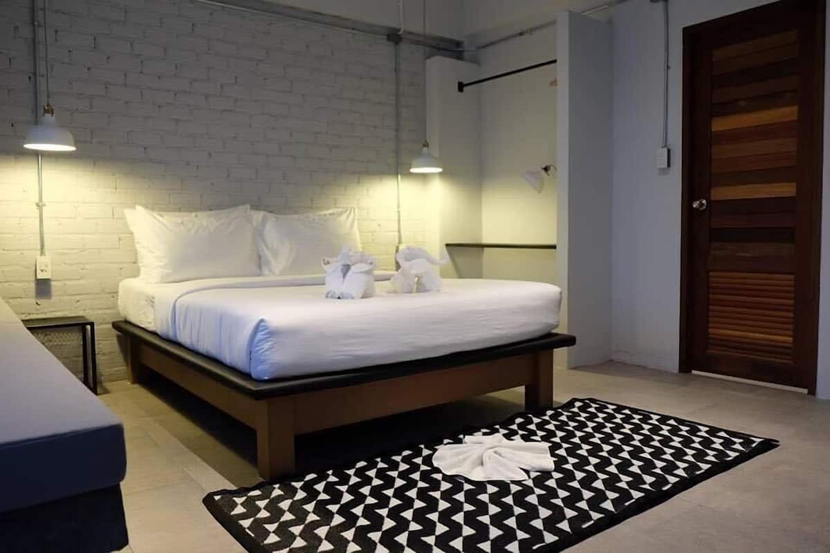 free minibar, desk, blackout curtains, free wifi