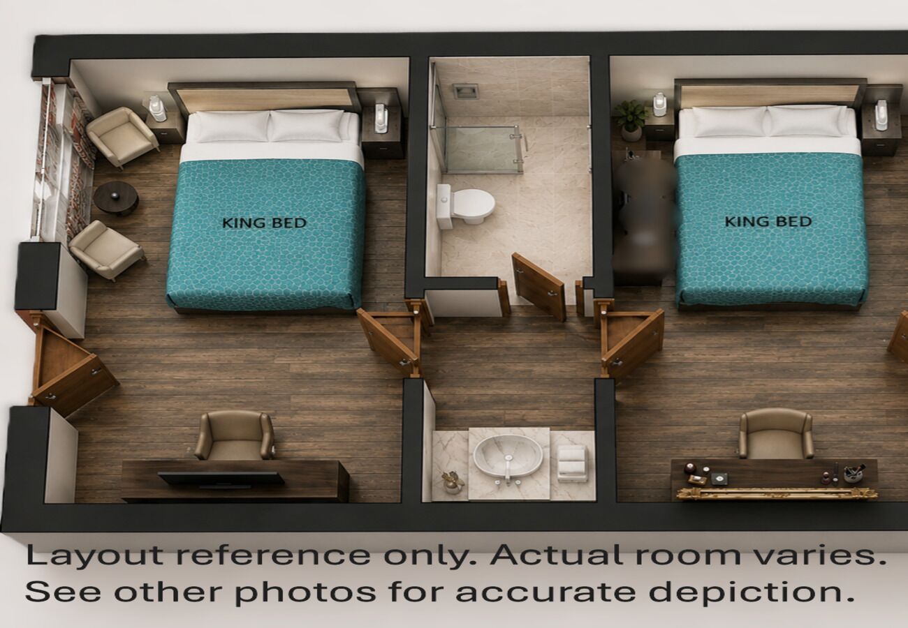 Suite, 2 Bedrooms | Iron/ironing board, WiFi (free), bed sheets