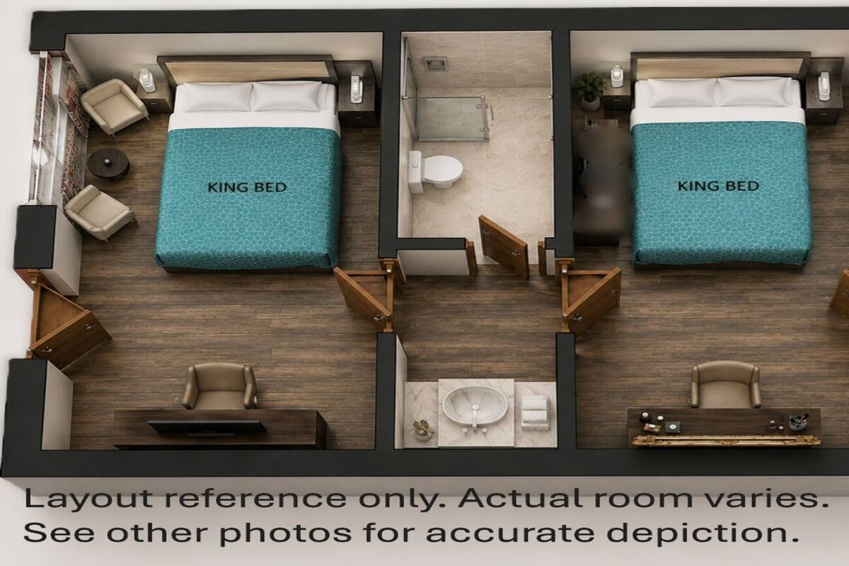 Suite, 2 Bedrooms | Iron/ironing board, WiFi (free), bed sheets