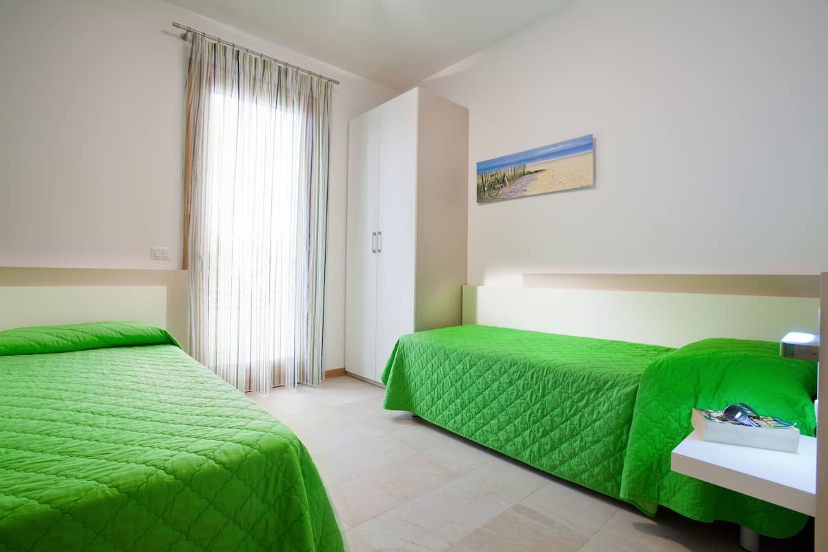 1 habitación y ropa de cama de alta calidad