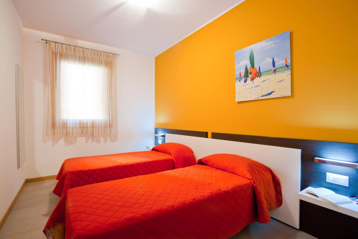 1 habitación y ropa de cama de alta calidad
