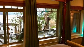 Suite, 1 grand lit, patio, vue océan | Vue de la chambre