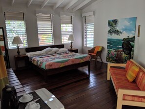 Habitación, 1 cama de matrimonio grande, vistas al jardín (Manor) | Vistas al jardín