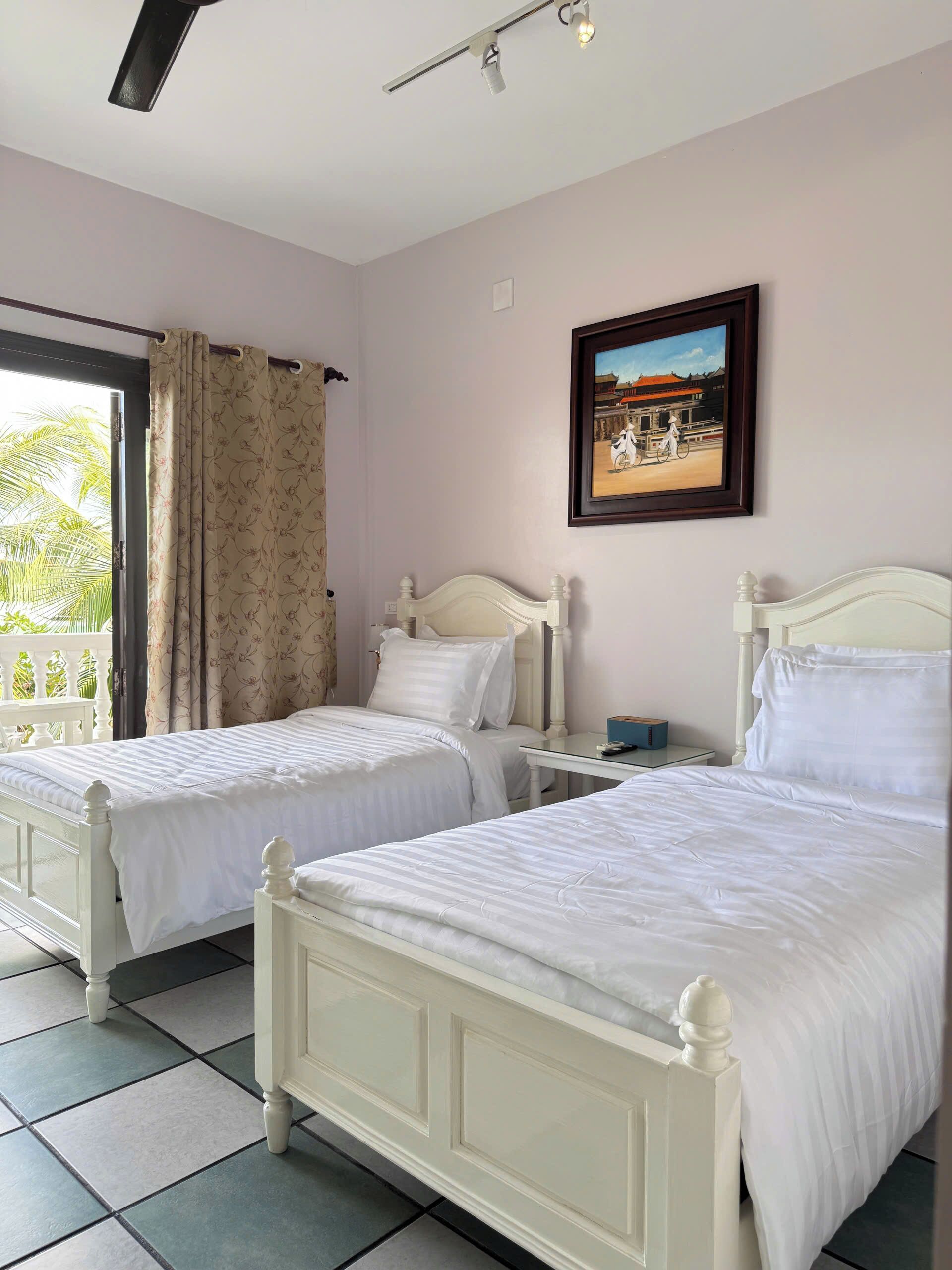 Kamar Twin Superior, pemandangan kebun (Garden View Superior Twin) | 1 kamar tidur, seprai premium, bantalan ekstra lembut, dan minibar