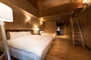 Family Loft | Premium bedding, in-room safe, blackout curtains, bed sheets - Mingchih Resort (Datong)