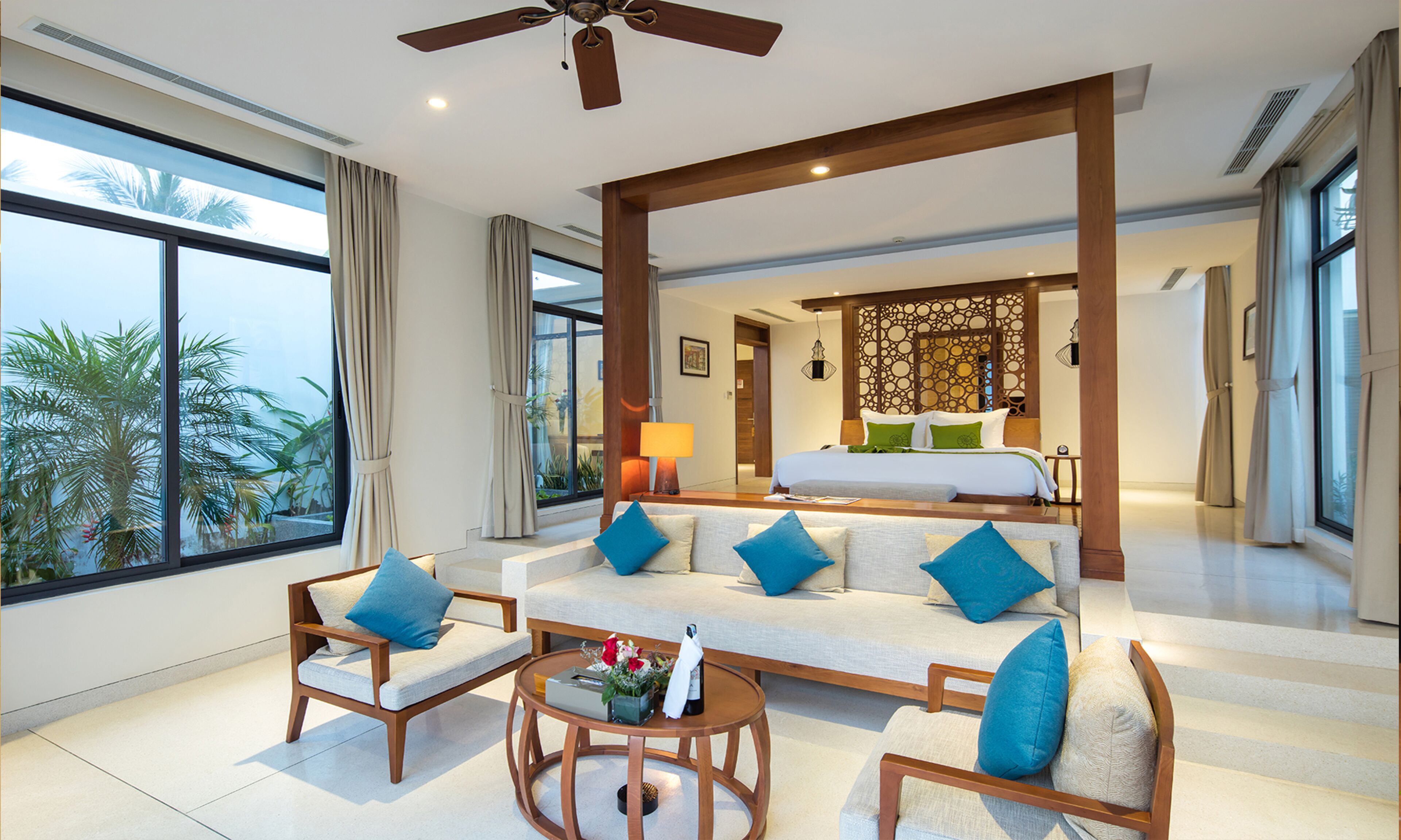 beach front pool villa | 1 bedroom, minibar, in-room safe, desk