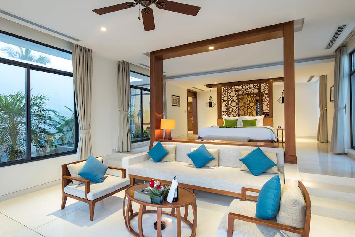 beach front pool villa | 1 bedroom, minibar, in-room safe, desk