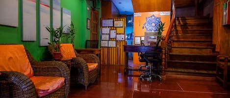 Sala de estar en el lobby