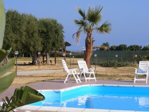 Seasonal outdoor pool