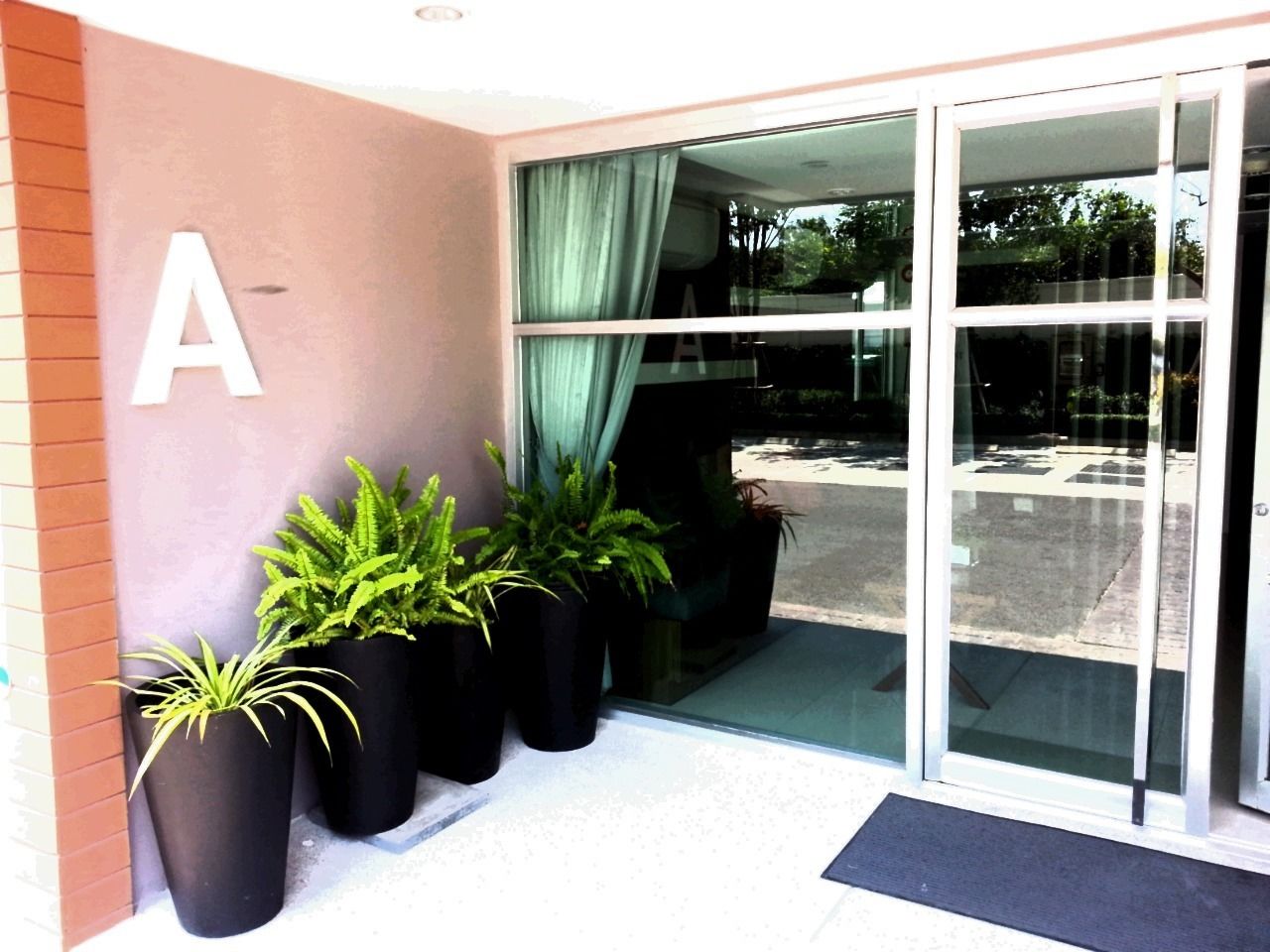 Entrée de l’hébergement