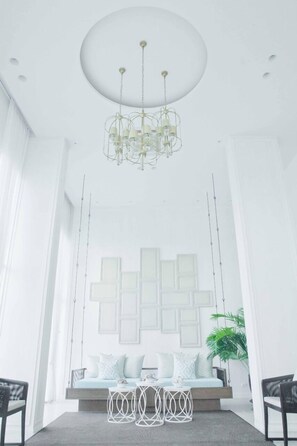 Sala de estar en el lobby