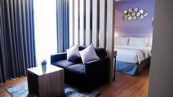 Minibar, in-room safe, desk, rollaway beds