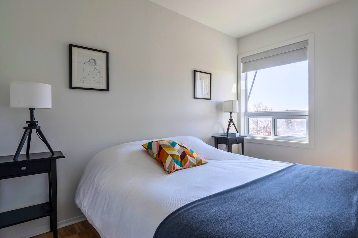 Hypo-allergenic bedding, laptop workspace, iron/ironing board, free WiFi