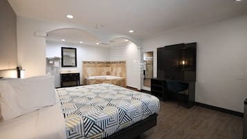 Superior Room, 1 King Bed, Non Smoking, Refrigerator & Microwave | Desk, blackout curtains, free WiFi, bed sheets
