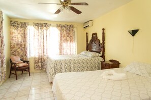 Standard Room, 2 Double Beds | Desk, soundproofing, free WiFi, bed sheets - Villa Donna Inn (Montego Bay)