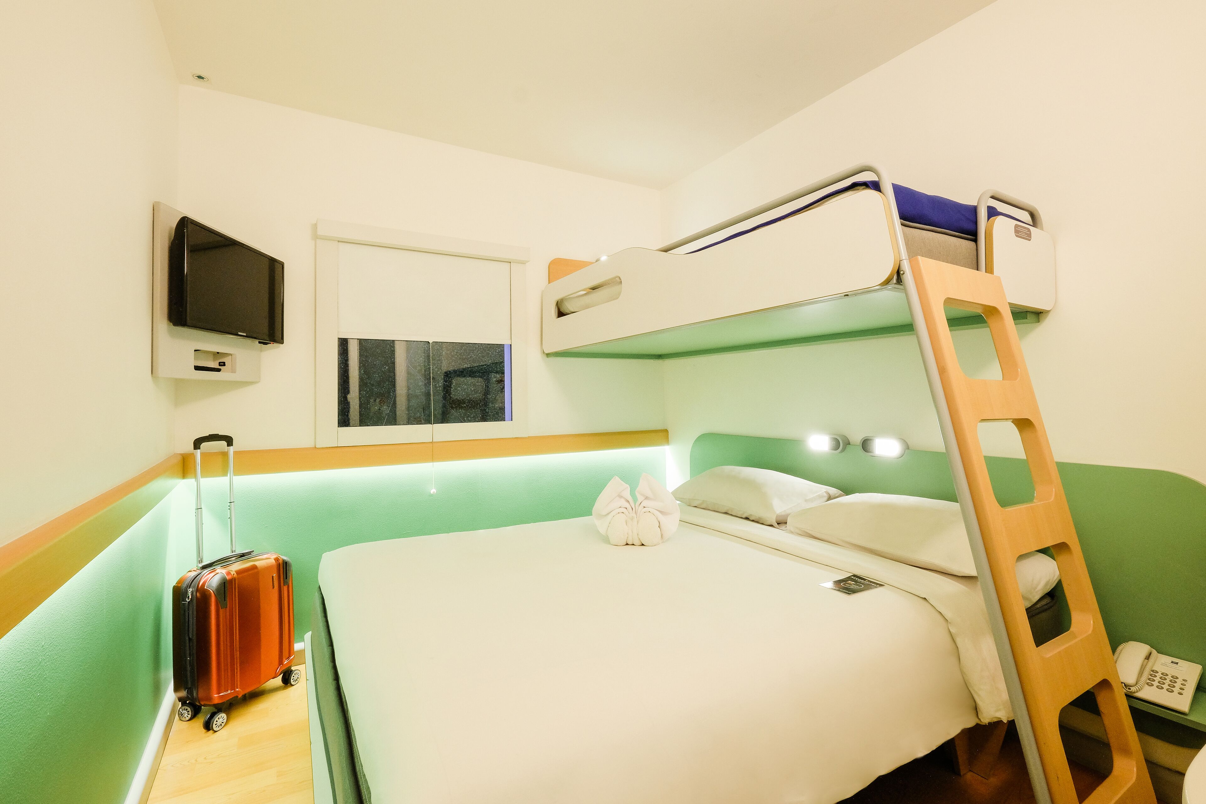 room, multiple beds (cocoon) | in-room safe, desk, iron/ironing board, free wifi
