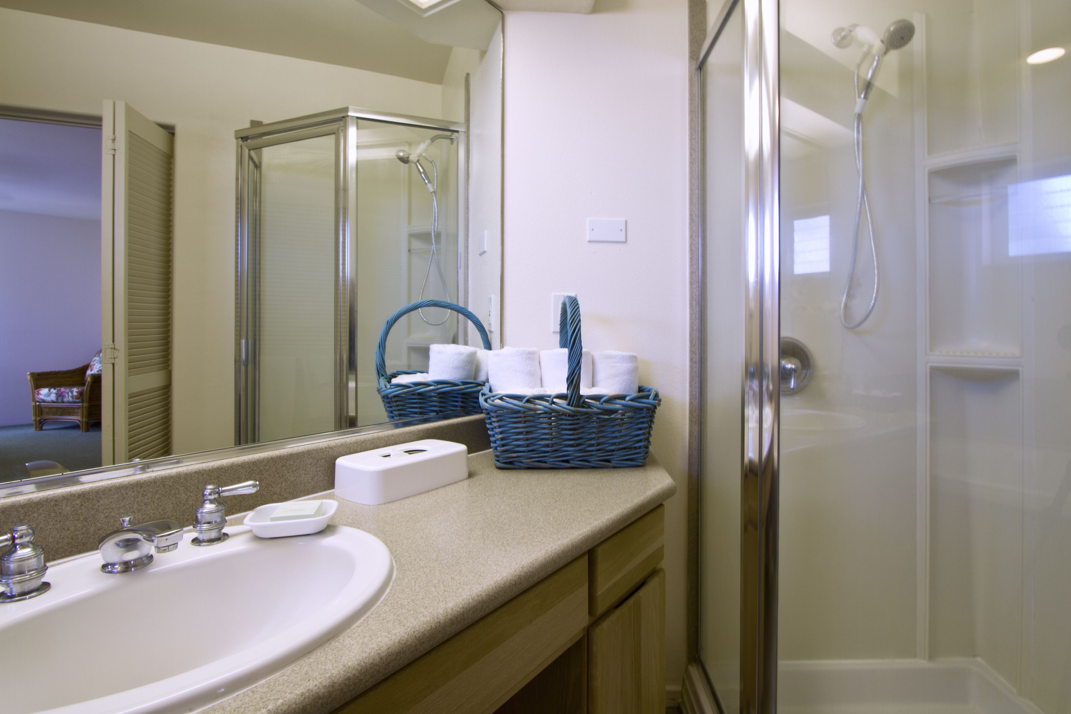 suite, 2 bedrooms | bathroom | separate bathtub and shower, hair dryer, towels