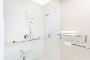 Accessible bathroom - Super 8 by Wyndham National City Chula Vista (National City)