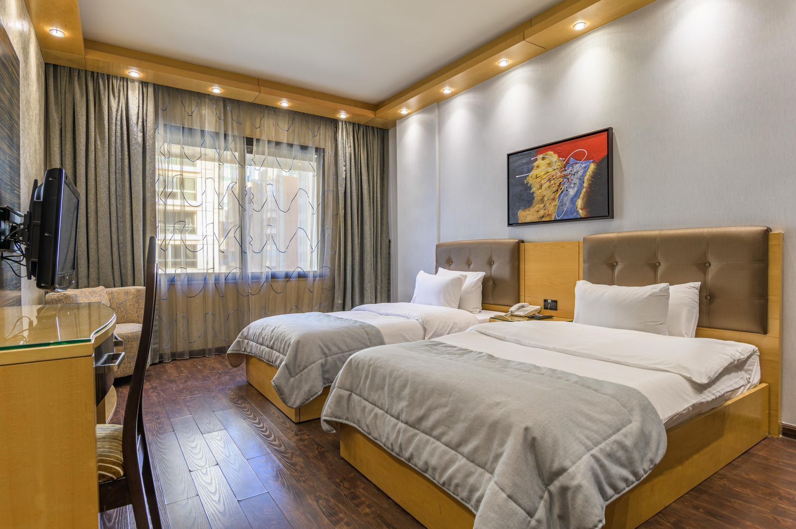 family suite, 2 bedrooms, smoking, kitchenette | minibar, in-room safe, desk, soundproofing