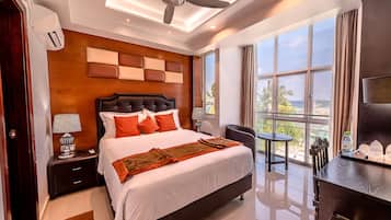 Chambre Double Deluxe, vue mer | Vue sur la plage/lâocĂ©an