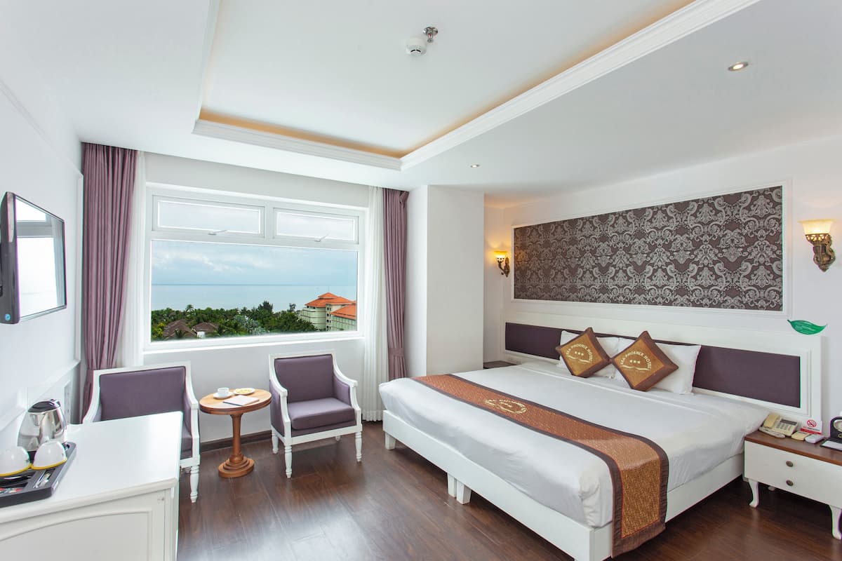 Chambre Double Deluxe, vue océan | Vue sur la plage/l’océan
