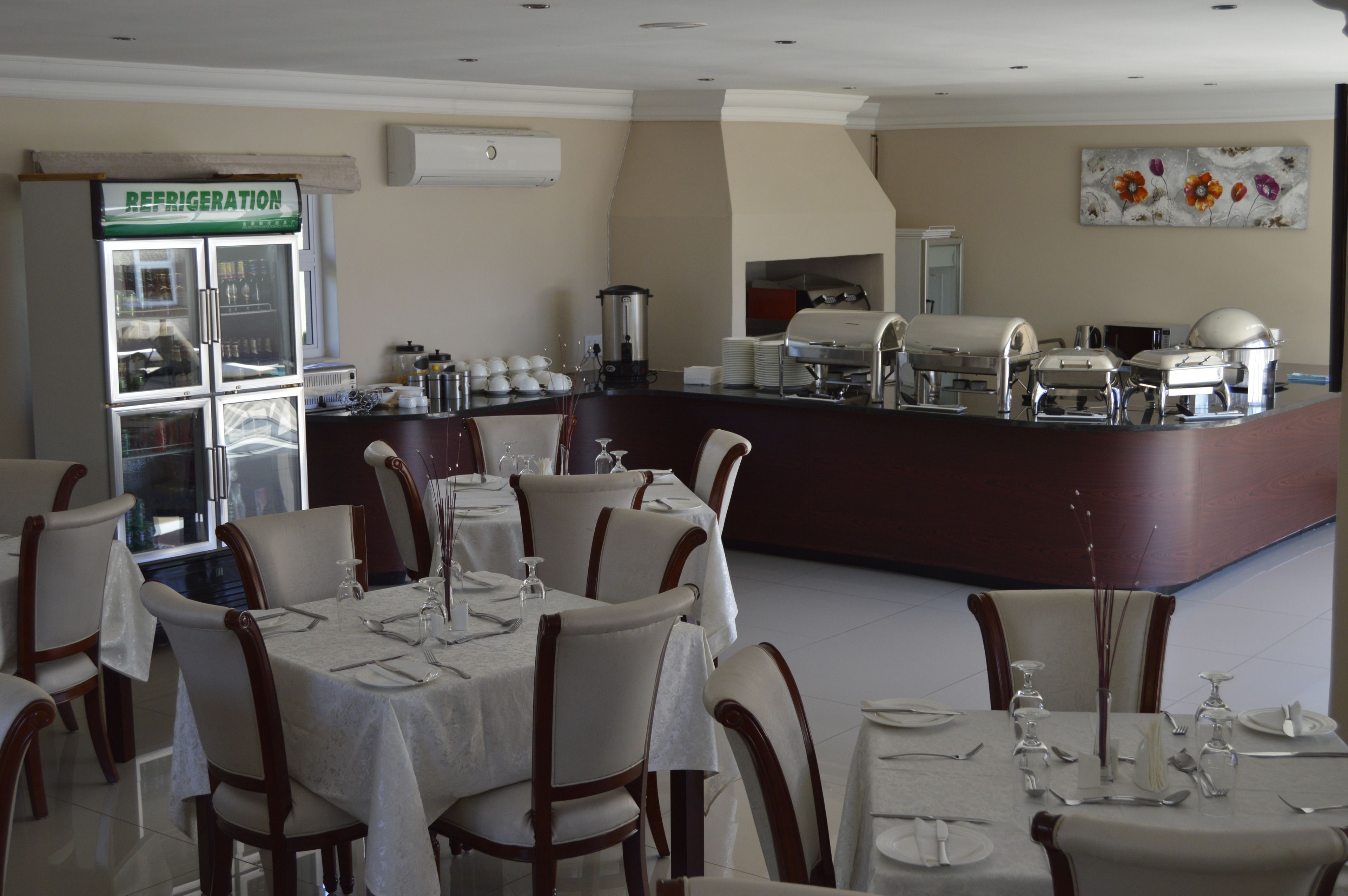 daily buffet breakfast (zar 95.00 per person)