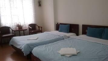 Free WiFi, bed sheets