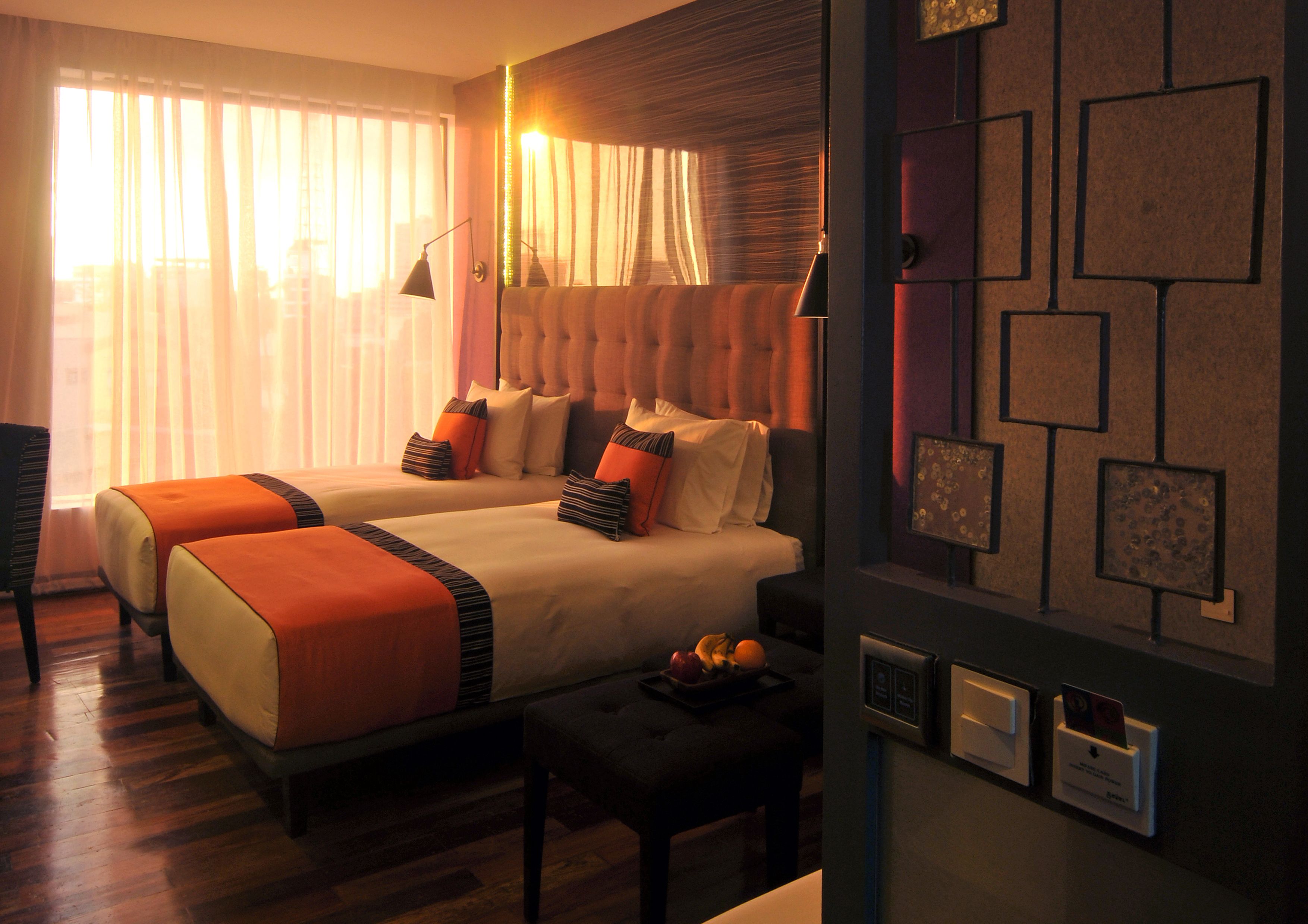 deluxe room | egyptian cotton sheets, premium bedding, memory-foam beds, in-room safe