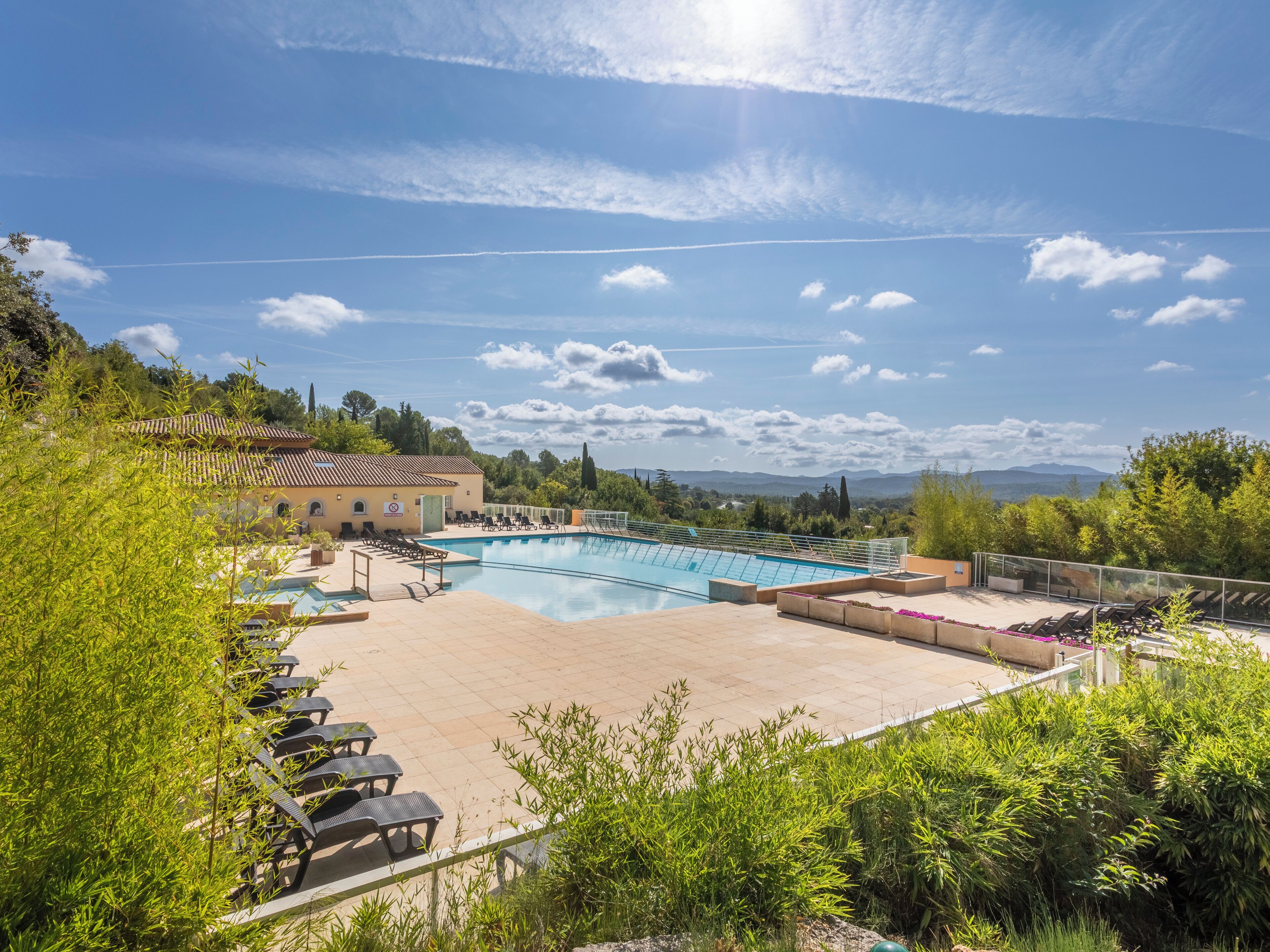 2 outdoor pools, open 9:00 AM to 7:00 PM, pool umbrellas, pool loungers