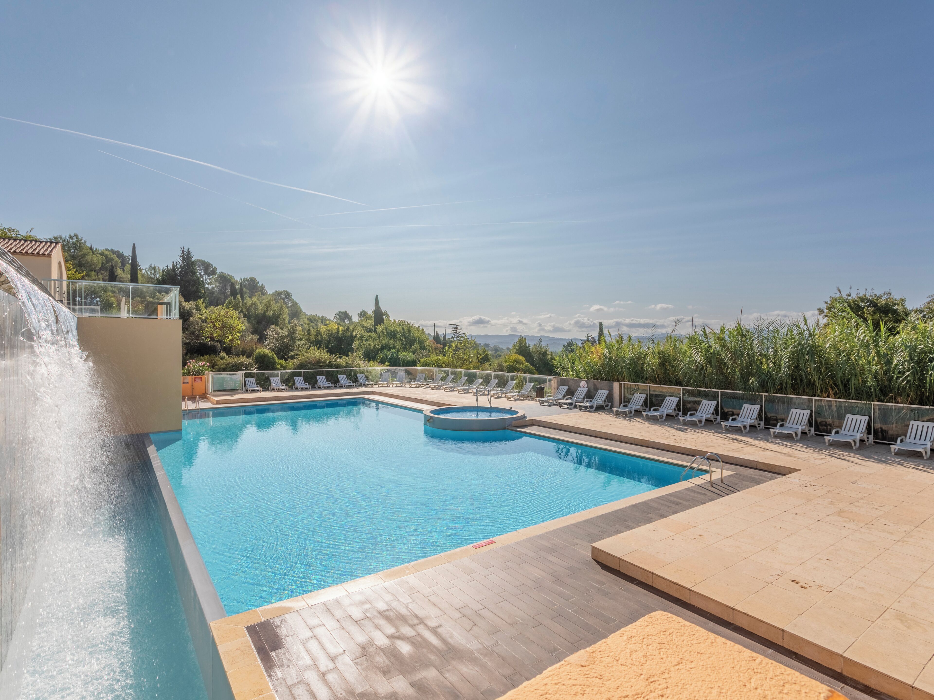 2 outdoor pools, open 9:00 AM to 7:00 PM, pool umbrellas, sun loungers