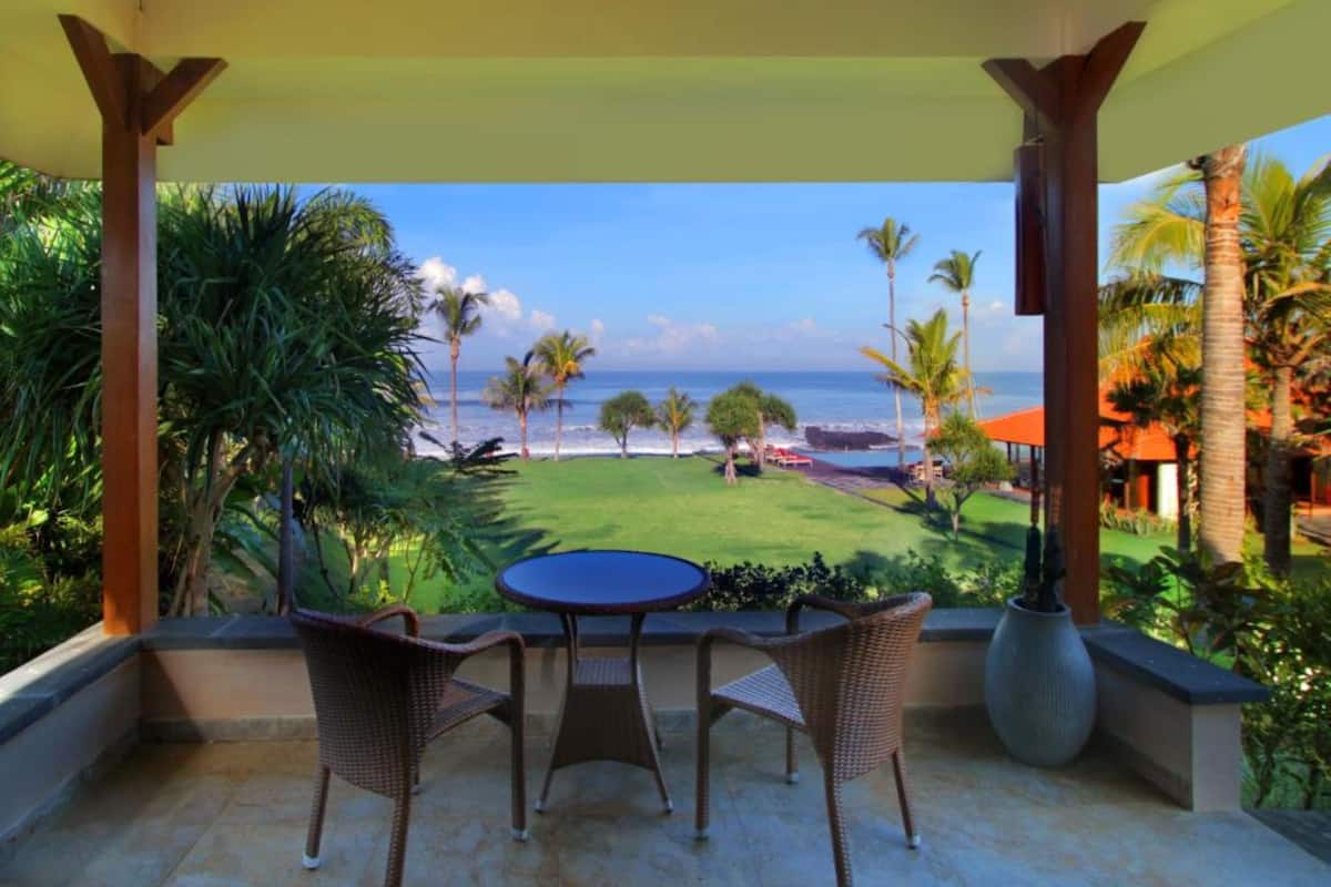 Suite estudio Deluxe (Ocean) | 1 dormitorio, colchones Select Comfort, minibar y caja fuerte