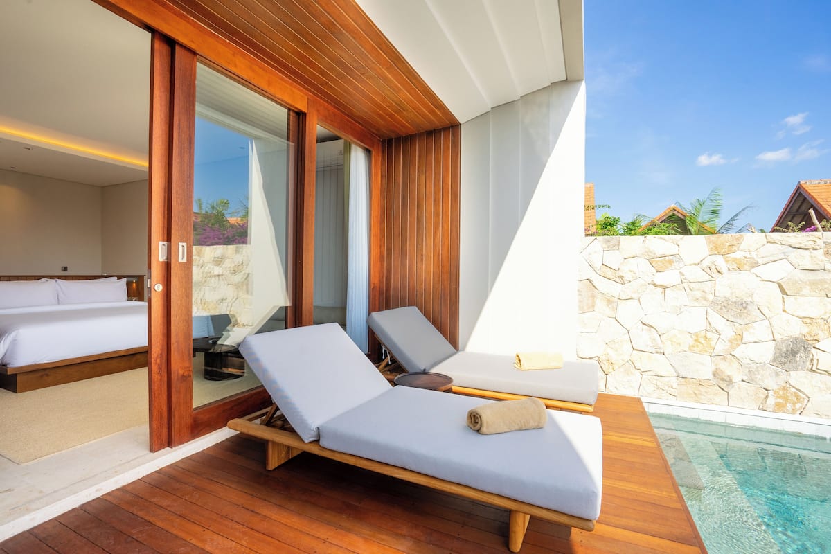 Villa, 1 chambre, piscine privée, vue piscine
