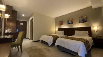 Minibar, desk, iron/ironing board, rollaway beds