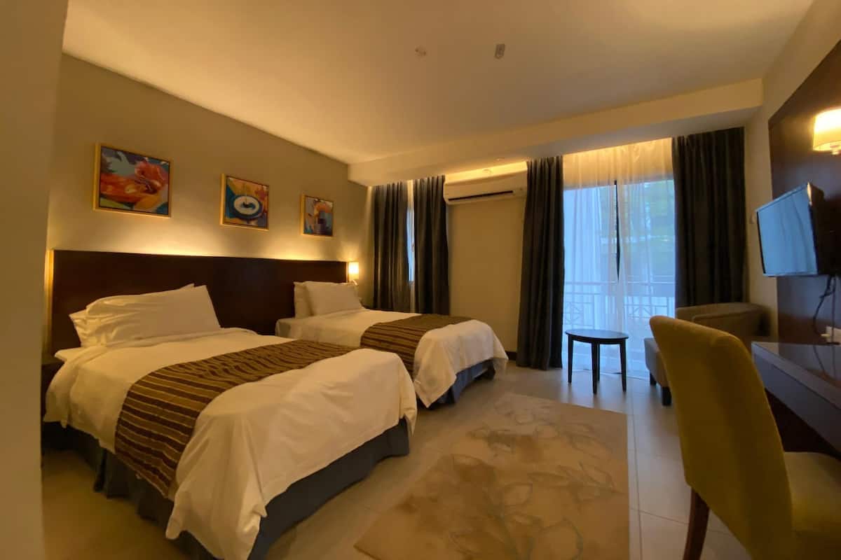 Minibar, desk, iron/ironing board, rollaway beds
