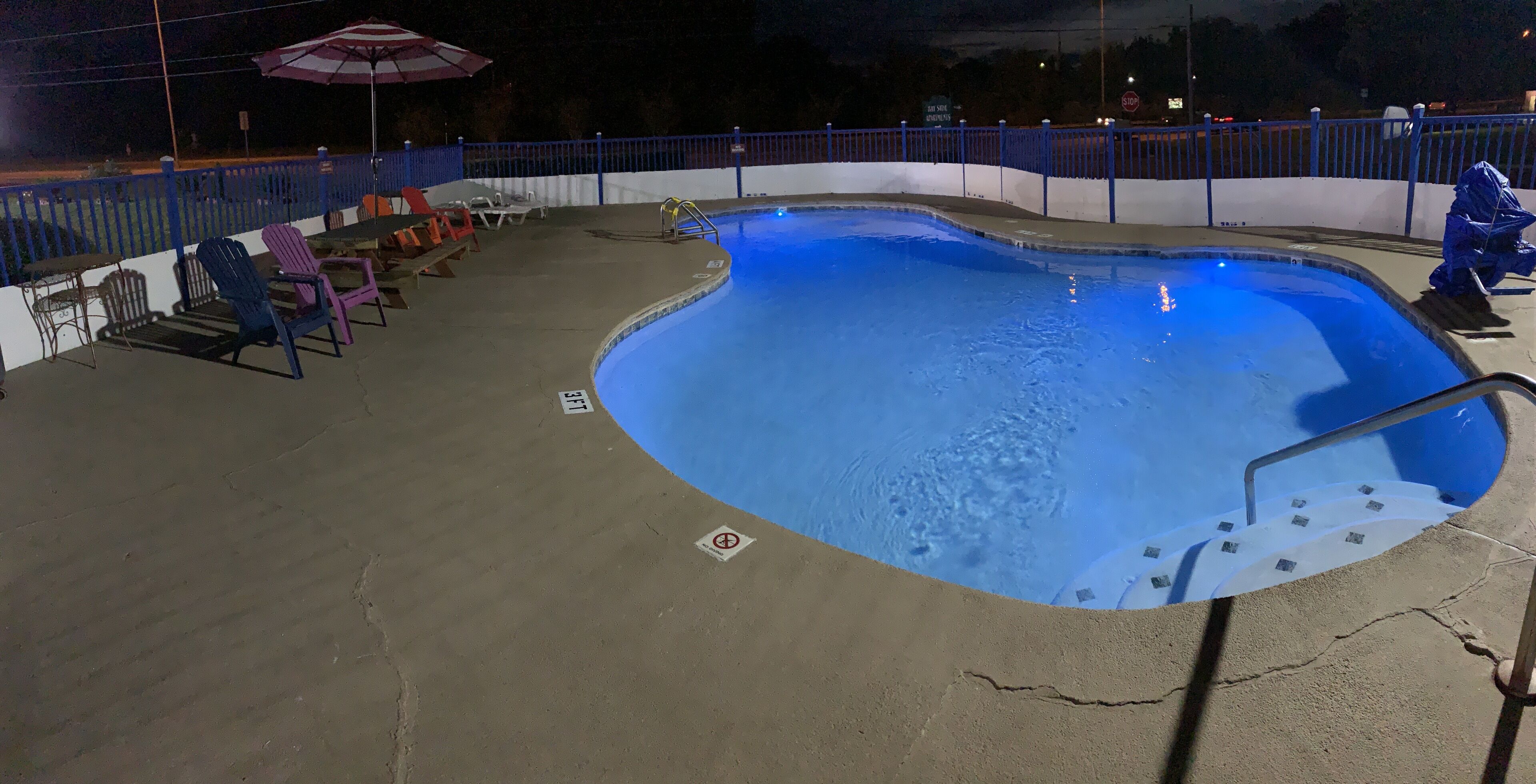 Seasonal outdoor pool