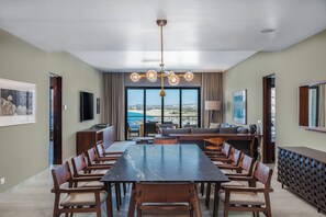 Penthouse, Ocean View (Residence with Plunge Pool) | Living area | TV, iPod dock