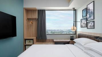 Deluxe-Zimmer, 1 King-Bett | Zimmersafe, kostenloses WLAN, Bettwäsche