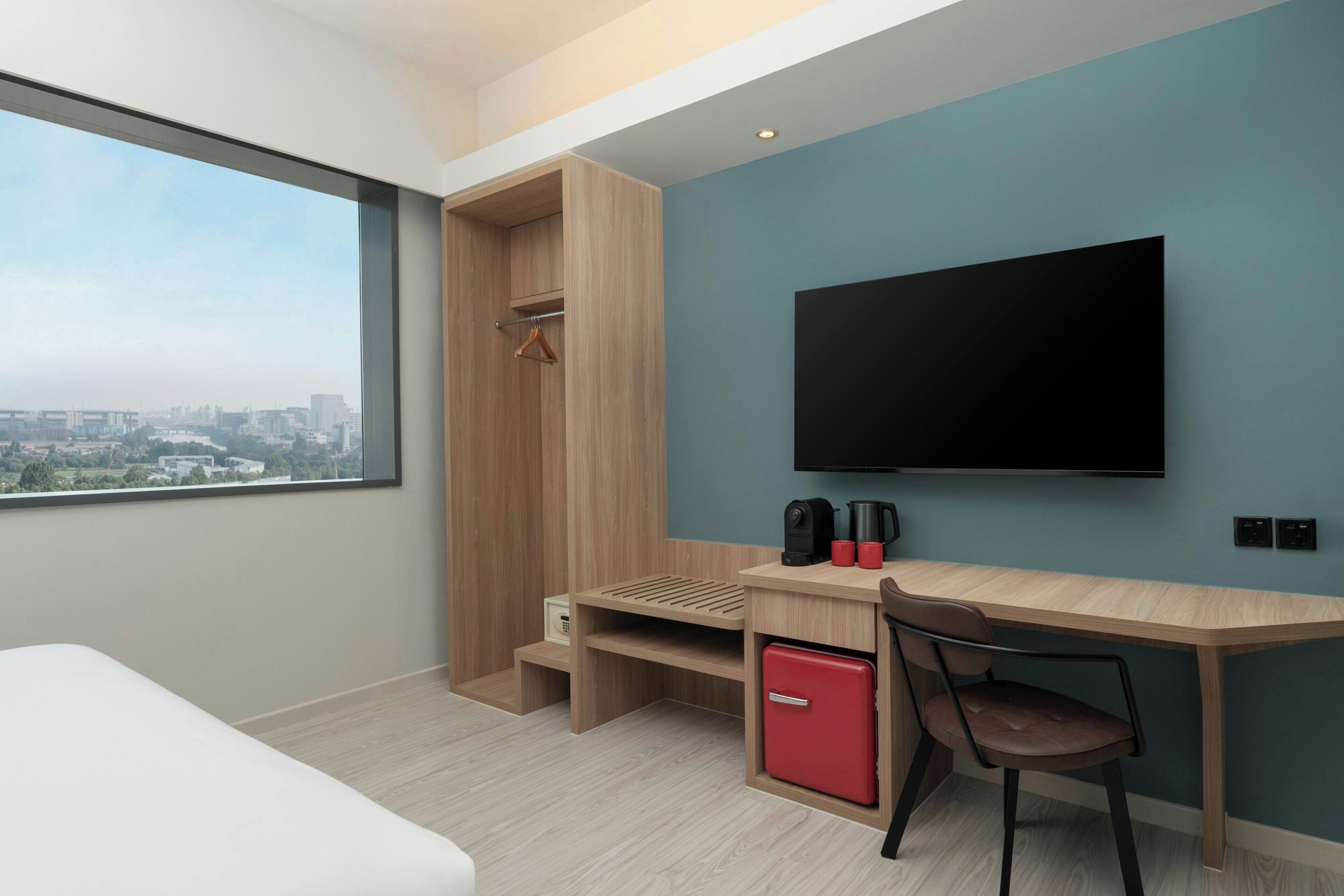 Caja de seguridad en la habitación, wifi gratis y ropa de cama 