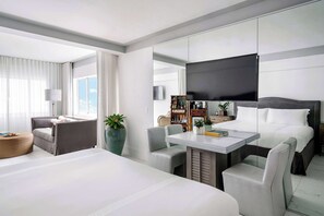 Premium bedding, down duvets, pillow-top beds, minibar