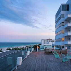 On the beach, beach cabanas, sun loungers, beach towels