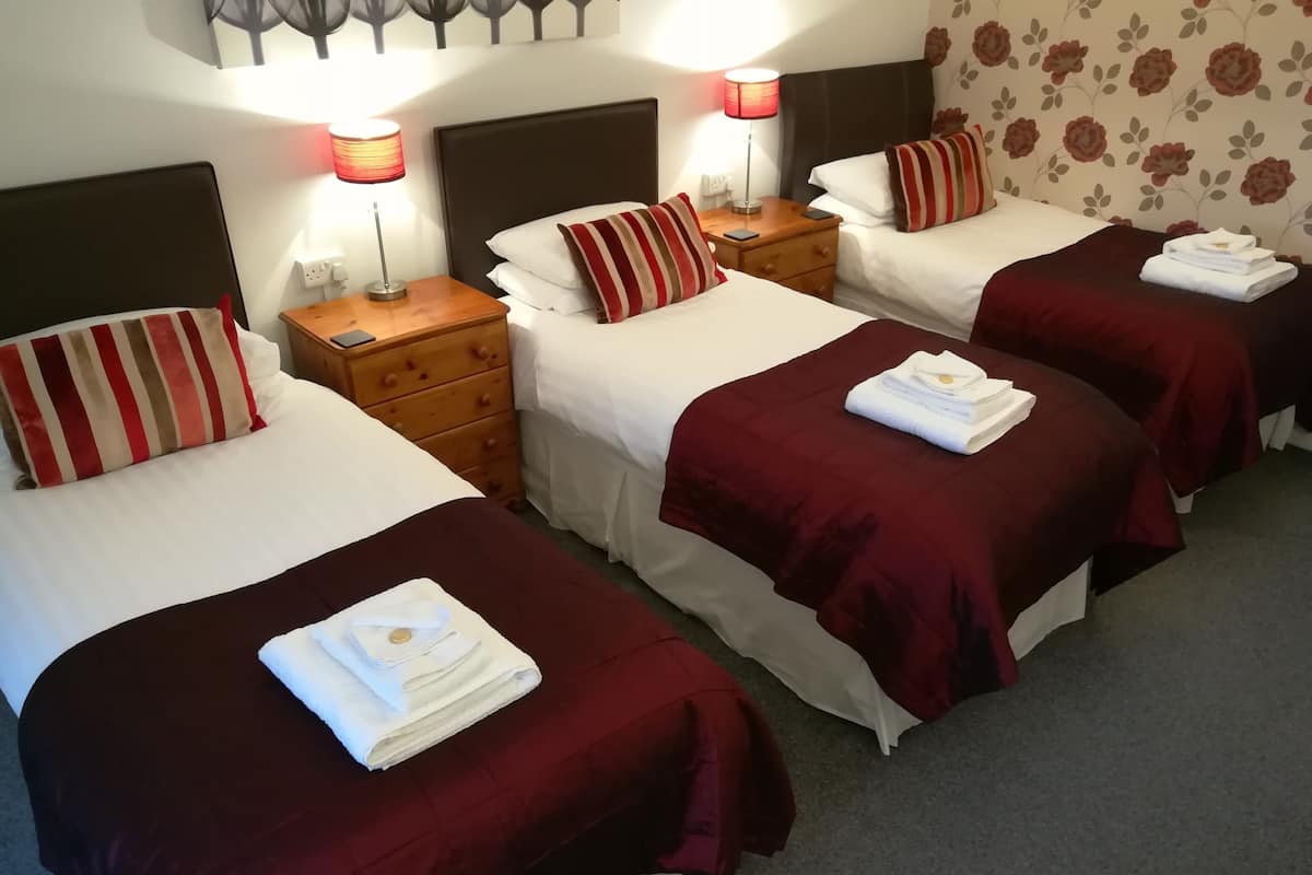 Deluxe Suite, Ground Floor (Room 8) | Iron/ironing board, WiFi (free), bed sheets